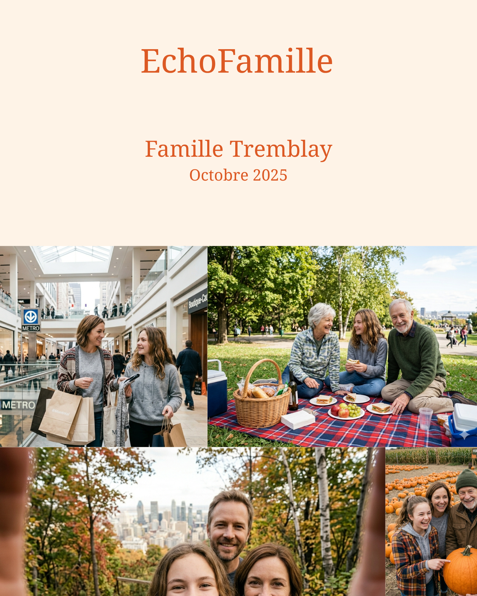 Couverture du livret EchoFamille